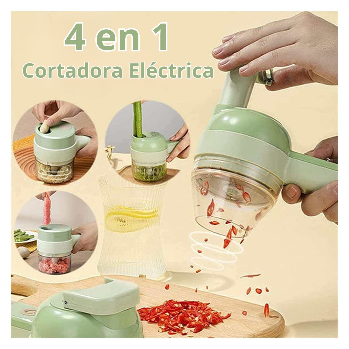 VeggieSlice™ - Cortadora de verduras eléctrica (Modelo 2024)